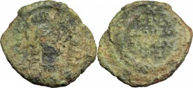 Ostrogothic Italy, Athalaric (526-534). AE Decanummium, 527-534 AD. Ravenna mint. D/ INVICTA ROMA. Helmeted and cuirassed bust of Roma right. R/ D N/A...