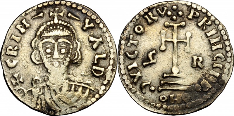 The Lombards at Beneventum. Grimoald III as Princeps (792-806). Pale AV Solidus,...
