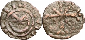 Tripoli. Raymond III (1152-1187). AE Pougeoise. Malloy p. 170, 12. AE. g. 0.50 mm. 16.00 F.