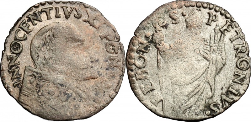 Bologna. Innocenzo XI (1676-1689). Muraiola. M. 234. Berm. 2144. MI. g. 1.52 mm....
