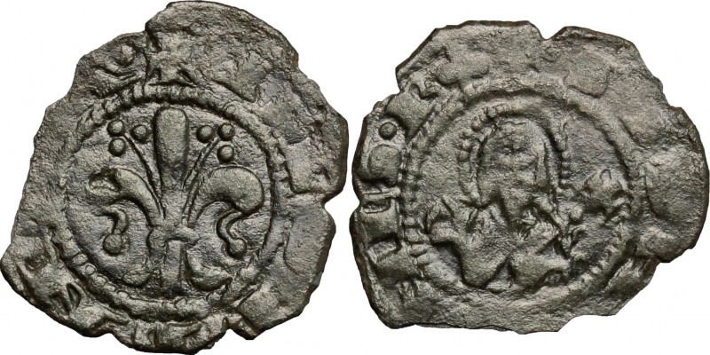 Firenze. Repubblica ( sec.XIII-1532). Fiorino piccolo, 1320 II semestre, Uberto ...