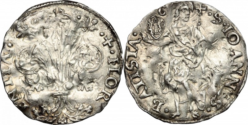 Firenze. Repubblica (sec. XIII - 1532). Grosso da 7 soldi 1503 II sem. Giovanni ...