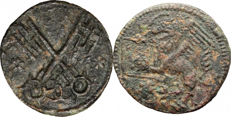 Firenze. Tessera mercantile, XIII-XIV sec. (ante 1369). Famiglia di Gentile. D/ ...