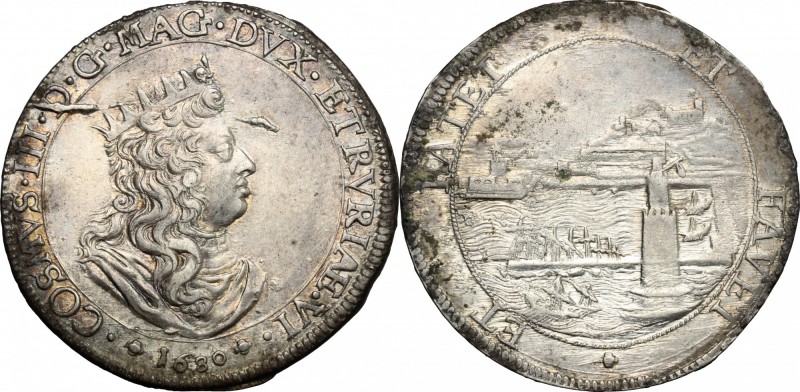 Livorno. Cosimo III de' Medici (1670-1723). Tollero 1680. CNI 14. Rav. Mor. 12. ...