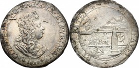Livorno. Cosimo III de' Medici (1670-1723). Tollero 1680. CNI 14. Rav. Mor. 12. Di Giulio 129. AG. g. 27.00 mm. 40.00 RR. Metallo brillante con legger...
