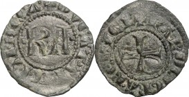 Messina. Carlo I d'Angiò (1266-1282). Denaro. Sp. 37. MIR 160. MI. g. 0.69 mm. 16.00 NC. BB-BB+.