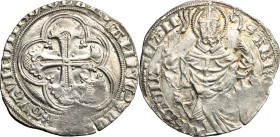 Milano. Gian Galeazzo Visconti (1385-1402). Pegione. Cr. 7. MIR 119. AG. g. 2.34 mm. 24.50 Difetti di conio. BB.