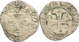 Milano. Ludovico XII (1500-1513). Soldo. Cr. 12. MIR 245. AG. g. 0.84 mm. 19.00 NC. BB/MB.