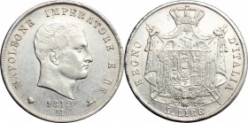 Milano. Napoleone I (1805-1814). 5 lire 1812. Pag. 30. AG. mm. 37.00 SPL.