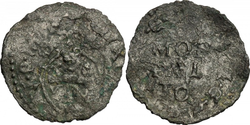 Montalto. Sisto V (1585-1590). Quattrino. M. 137. Berm. 1388. MI. g. 0.46 mm. 16...