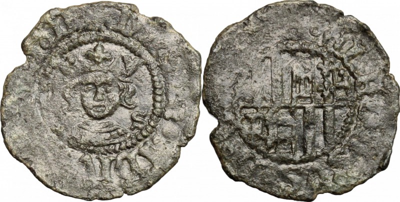 Napoli. Ferdinando I d'Aragona (1458-1494). Denaro con S alla destra del Re. P/R...