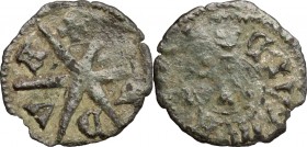Padova. Francesco II da Carrara (1390-1405). Denaro. B. 1749. MI. g. 0.23 mm. 12.00 R. BB-qBB.