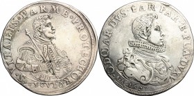 Parma. Odoardo Farnese (1622-1646). Scudo 1627. MIR 1013/4. CNI 20. AR. g. 27.10 mm. 46.00 NC. Ritocchi al D/ e al R/. BB+.