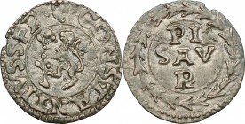 Pesaro. Giovanni Sforza (1489-1500 e 1503-1510). Quattrino. Cav. PS 107. AE. g. 0.67 mm. 17.50 qSPL.