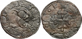Pisa. Seconda Repubblica (1495-1509). Quattrino. MIR 440. MI. g. 0.60 mm. 18.00 R. BB.