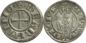 Rimini. Autonome (1250-1385). Grosso agontano. B. 2001. AG. g. 2.14 mm. 21.50 BB/BB+.