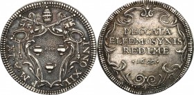 Roma. Innocenzo XII (1691-1700). Giulio A. IX, 1699. Berm. 2263. AR. g. 3.02 mm. 26.00 Bella patina riposata. SPL.