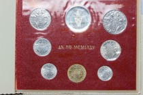 Roma - Città del Vaticano. Paolo VI (1963-1678). Lotto di 4 serie zecca A. I, A. II, Anno Giubileo 1975 (2).