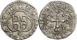 Casa Savoia. Carlo Emanuele I (1580-1630). Parpagliola III tipo,1585. Gex. MIR 668h. B. 562h. MI. g. 1.72 mm. 21.00 NC. BB+.