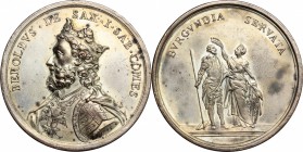Casa Savoia. Beroldo (998-1026), Primo Conte di Savoia. Medaglia di restituzione coniata, realizzata per la serie celebrativa della Real Casa Savoia, ...