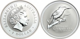 Australia. Elizabeth II (1952 -). Dollar 2003 (1 oz 999 silver). AG. Mint state.
