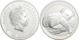 Australia. Elizabeth II (1952 -). 30 dollars 2012 (1 kilo 999 silver). AG. Mint State.