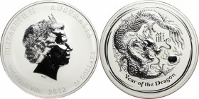 Australia. Elizabeth II (1952 -). 30 dollars 2012 (1 kilo 999 silver). AG. Mint state.