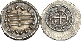 Hungary. Koloman (1095 - 1116). Denar. Huszar 34. AR. g. 0.49 mm. 11.00 EF.