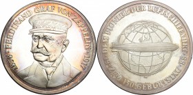 Germany. Ferdinand Graf von Zeppelin (1838-1917). Medal. AR. mm. 50.50 EF.