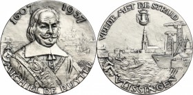 Germany. Michiel de Ruyter (1607-1676), admiral. Medal 1957. WM. mm. 60.00 About EF.