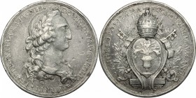 Mexico. Carlos IV (1788-1808), King of Spain. Medal 1789-1790, commemorating the Accession of Carlos IV by the Archdiocese of Puebla de los Angeles. C...