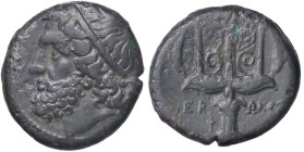 GRECHE - SICILIA - Siracusa - Gerone II (274-216 a.C.) - AE 22 (AE g. 8,74)
BB+