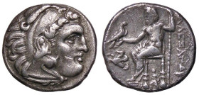 GRECHE - RE DI MACEDONIA - Alessandro III (336-323 a.C.) - Dracma Sear 6731 (tipo) (AG g. 4,14)
BB+