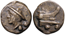 ROMANE REPUBBLICANE - AES GRAVE - Roma (289-225 a.C.) - Sestante Cr. 35/5; Mont. 532 (AE g. 41,45)
qBB