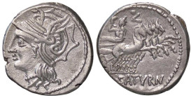 ROMANE REPUBBLICANE - APPULEIA - L. Appuleius Saturninus (104 a.C.) - Denario B. 1; Cr. 317/3b (AG g. 3,89)
qSPL