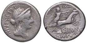 ROMANE REPUBBLICANE - MARCIA - L. Marcius Censorinus, P. Crepusius e C. Limentanus (82 a.C.) - Denario B. 27; Cr. 360/1b (AG g. 3,74)
meglio di MB