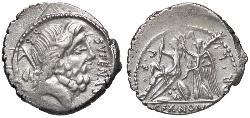 ROMANE REPUBBLICANE - NONIA - M. Nonius Sufenas (59 a.C.) - Denario B. 1; Cr. 42...