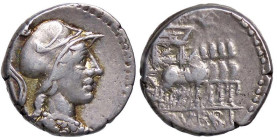 ROMANE REPUBBLICANE - RUBRIA - L. Rubrius Dossenus (87 a.C.) - Denario B. 3; Cr. 348/3 (AG g. 3,95)
bel BB