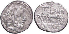 ROMANE REPUBBLICANE - RUBRIA - L. Rubrius Dossenus (87 a.C.) - Denario B. 1; Cr. 348/1 (AG g. 3,84)
qBB
