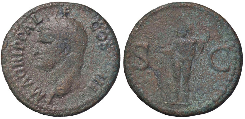 ROMANE IMPERIALI - Agrippa († 12 a C.) - Asse C. 3; RIC 58 (AE g. 10,55)
qBB