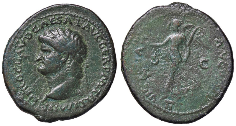 ROMANE IMPERIALI - Nerone (54-68) - Asse (AE g. 13,74)
BB+/BB