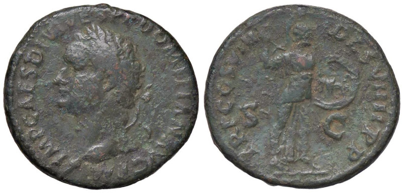 ROMANE IMPERIALI - Domiziano (81-96) - Asse C. 563 (AE g. 10,26)
BB