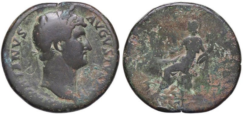 ROMANE IMPERIALI - Adriano (117-138) - Sesterzio (AE g. 23,43)
MB