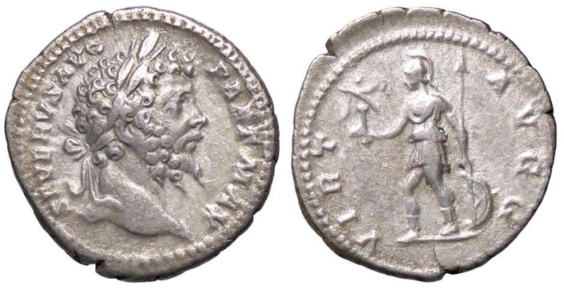 ROMANE IMPERIALI - Settimio Severo (193-211) - Denario C. 761; RIC 171a (AG g. 3...