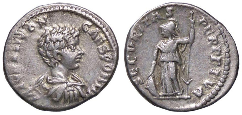 ROMANE IMPERIALI - Caracalla (198-217) - Denario C. 566 (AG g. 3,49)
qSPL