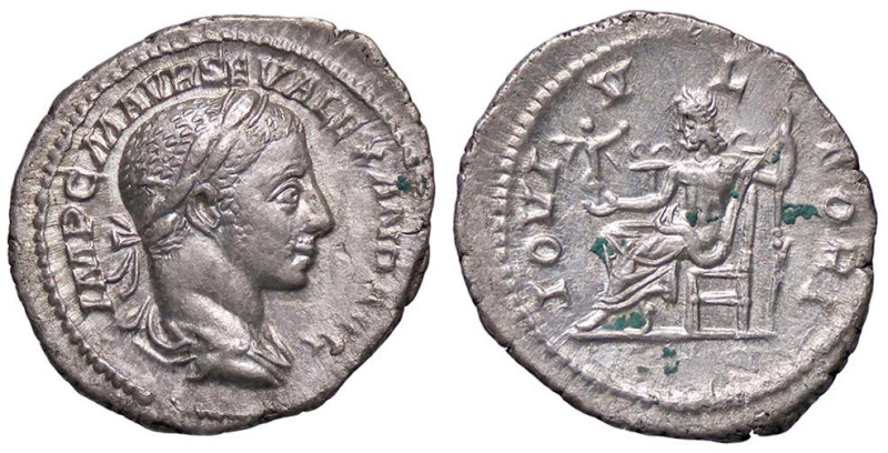 ROMANE IMPERIALI - Alessandro Severo (222-235) - Denario C. 95; RIC 144 (AG g. 3...