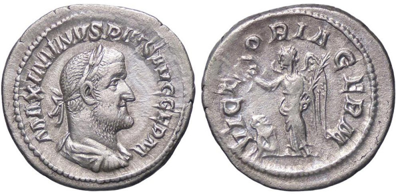 ROMANE IMPERIALI - Massimino I (235-238) - Denario C. 107; RIC 23 (AG g. 3,05)
...