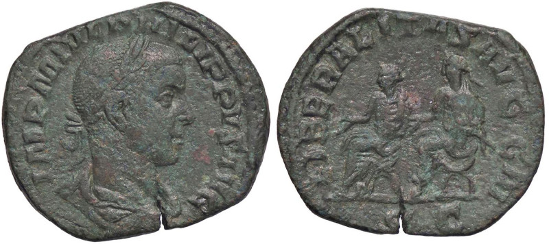 ROMANE IMPERIALI - Filippo II (247-249) - Sesterzio C. 18 (10 Fr.); RIC 267a (AE...