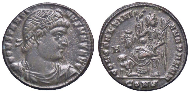 ROMANE IMPERIALI - Costantino I (306-337) - Follis ridotto (Costantinopoli) C. 9...