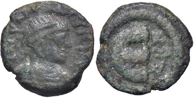 BIZANTINE - Anastasio I (491-518) - Pentanummo Sear 29B (AE g. 1,86)
qBB